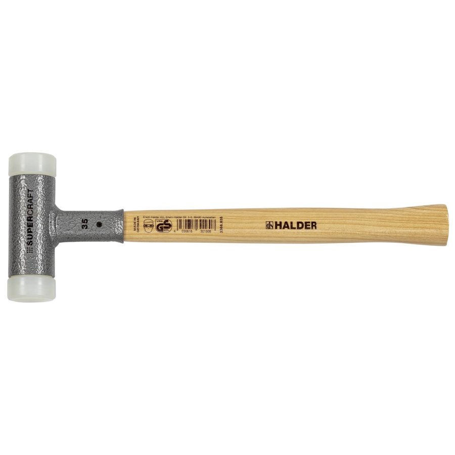 Halder SUPERCRAFT mallets H 35 w. vibr.-reducing handle #1