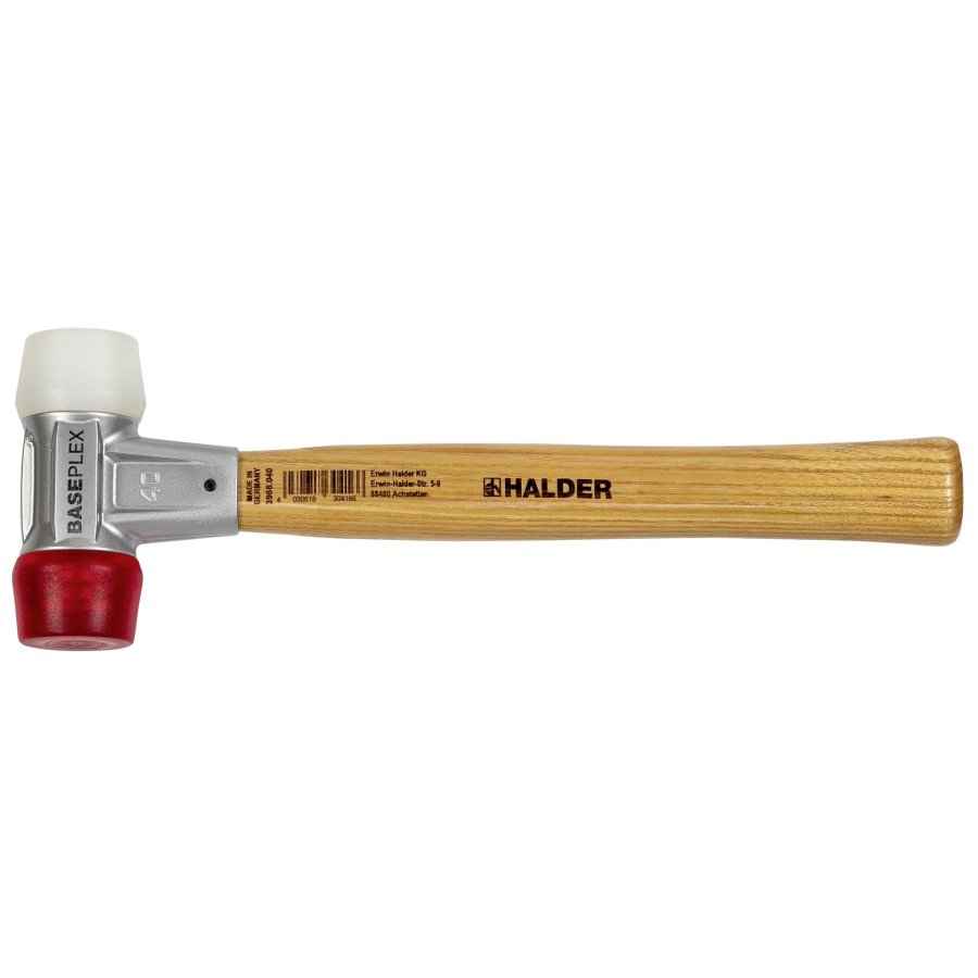 Halder BASEPLEX mallets w. zinc die cast housing & wooden handle #1