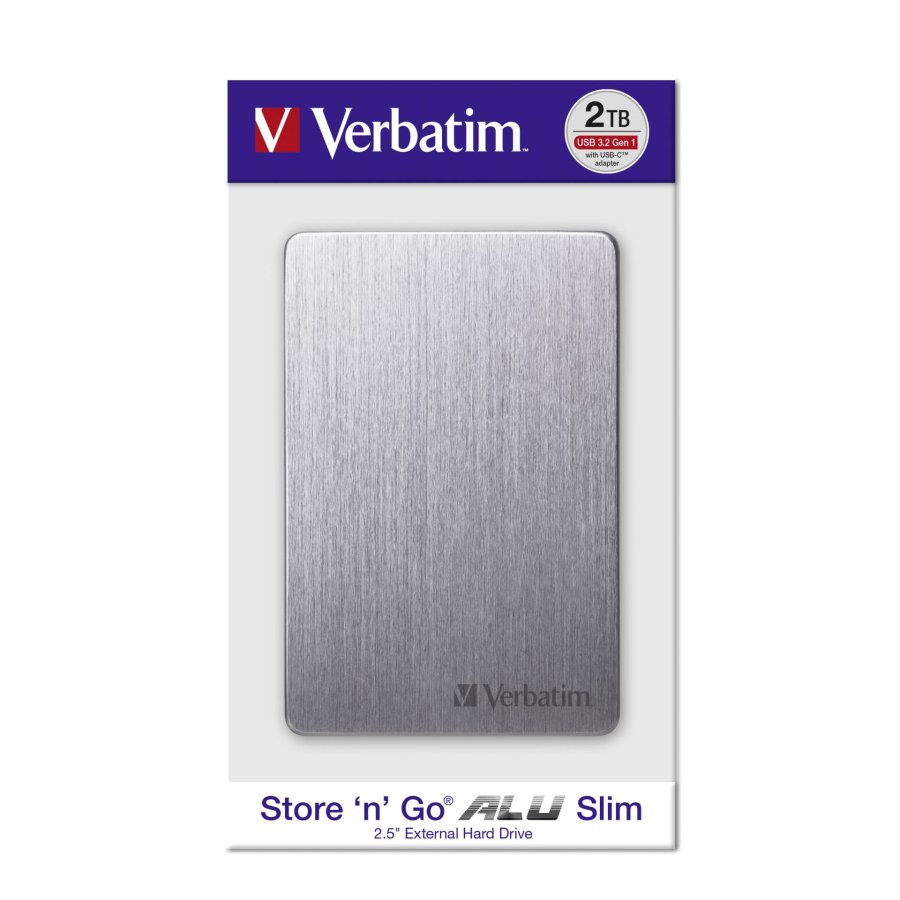 Verbatim Store n Go 2,5  ALU 2TB USB 3.2 Gen 1 Space Gray   53665 #1