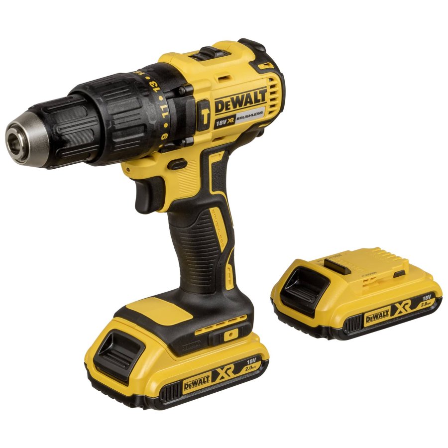 DeWALT DCD778D2T-QW elektrisk skruetrkker & slagbor 1750 rpm Sort, Gul #1