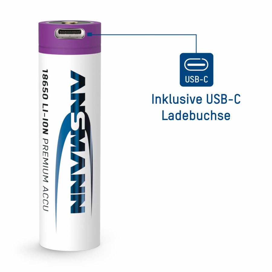 Ansmann Li-Ion 18650 3400mAh 3,6V Micro-USB         1307-0003 #4