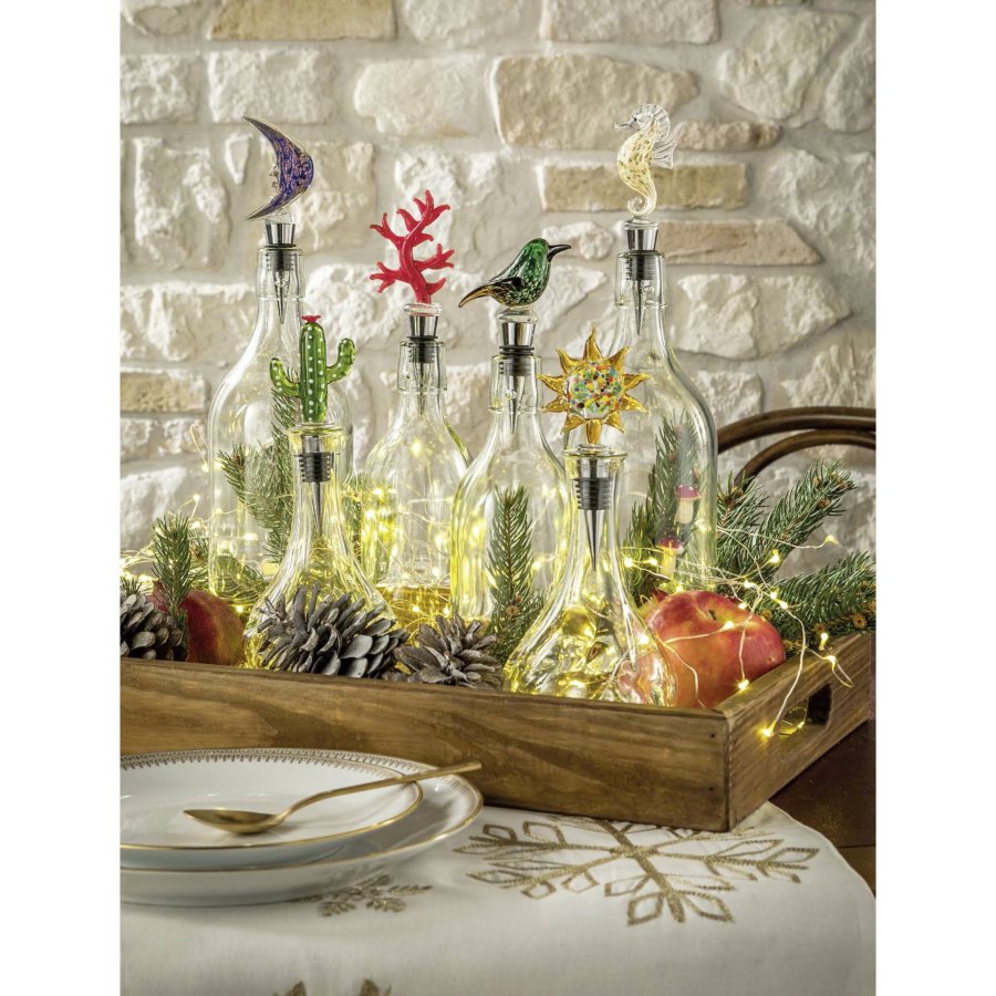 L´Oca Nera bottle stopper coral #2
