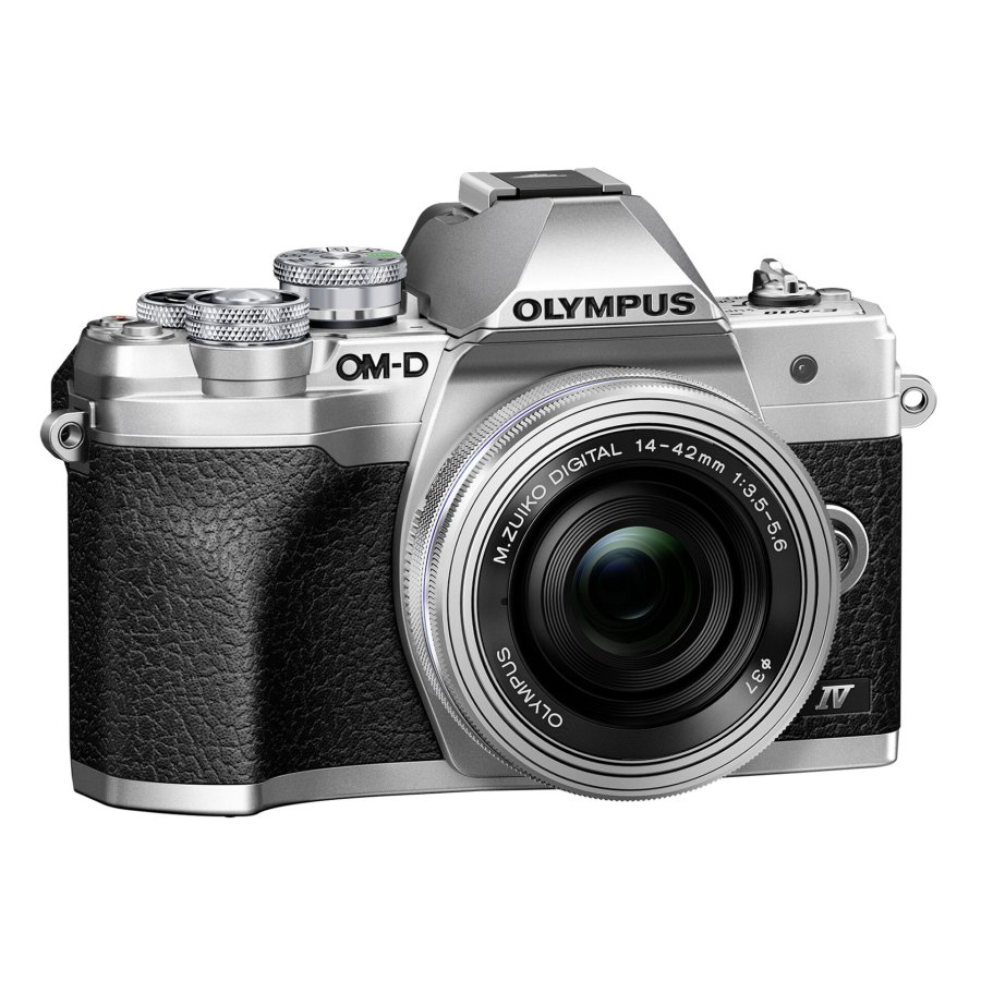 Olympus OM-D E-M10 Mark IV Kit + 14-42 Pancake Zoom silver #1