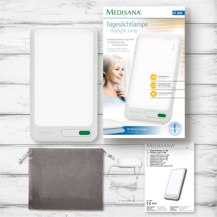 Medisana LT 460 dagslyslampe (areal 20x12 cm) #10