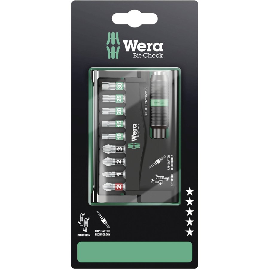 WERA Bit-Check 10 BiTorsion 3 SB #1