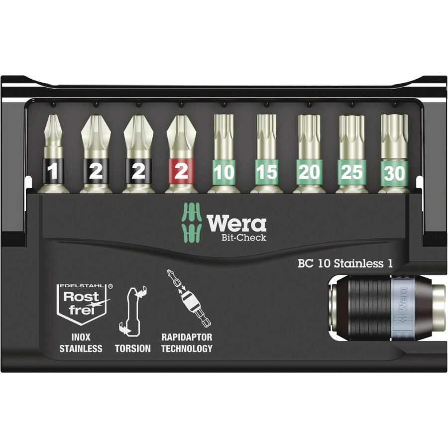 WERA Bit-Check 10 Stainless 1 SB #1