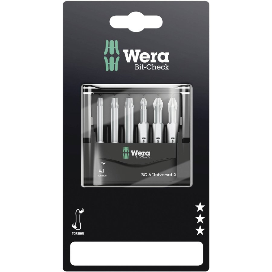 WERA Bit-Check 6 universal 2 SB #1