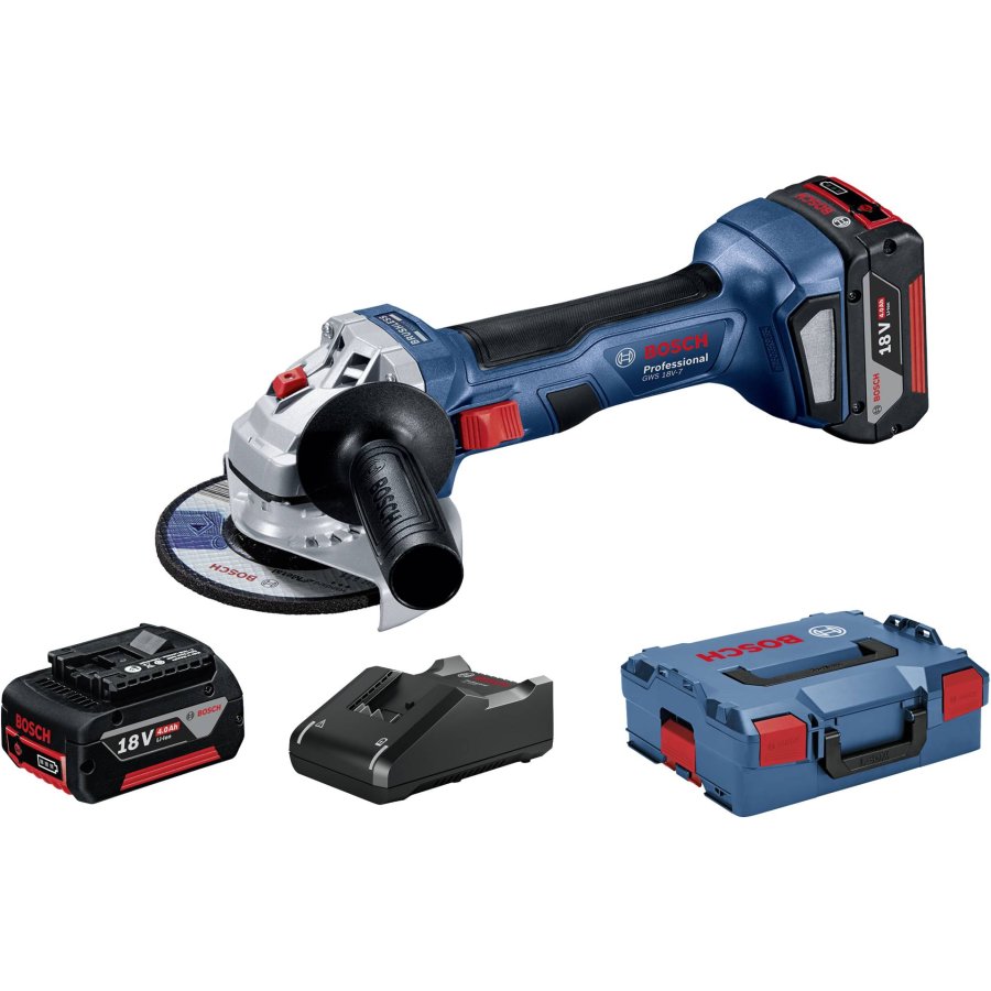Bosch GWS 18V-7 125 mm Kit Cordless Angle Grinder #1