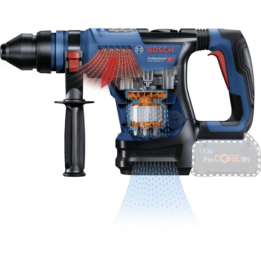 Bosch GBH 18V-34 CF Cordless Combi Drill #4