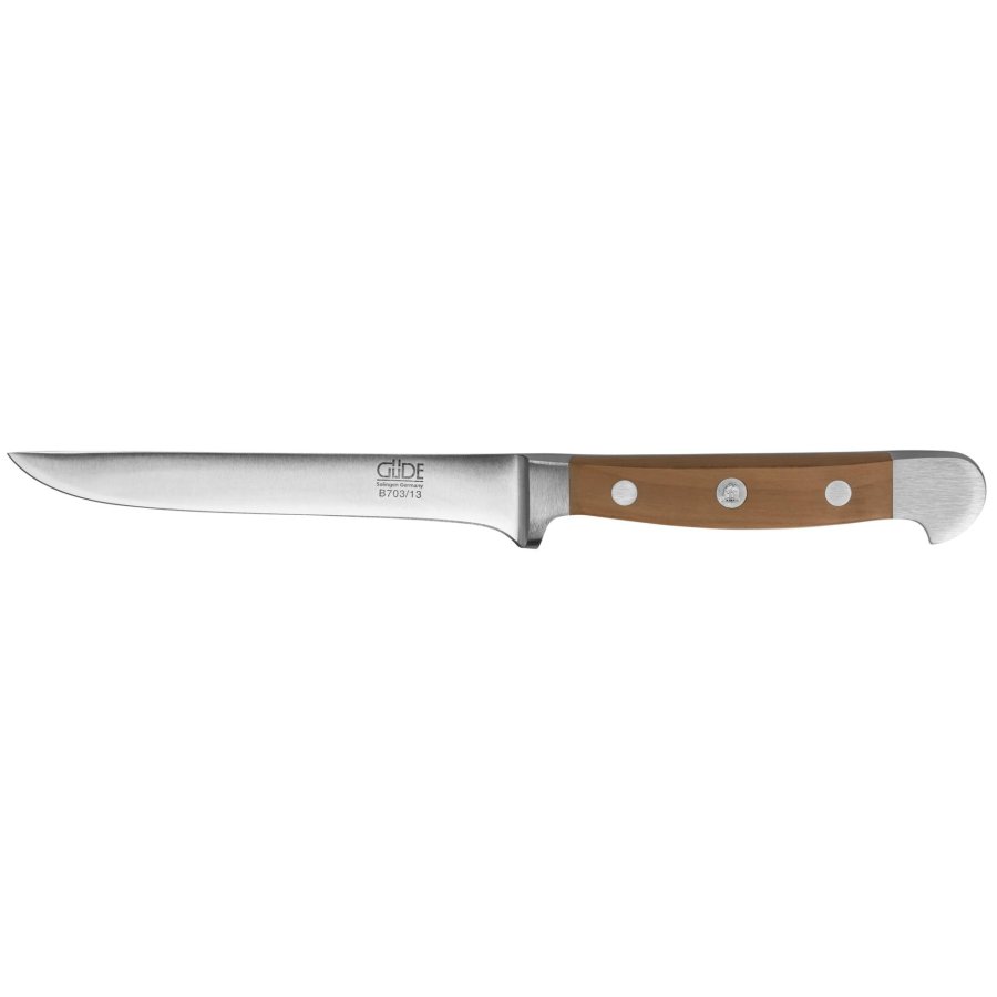 Güde Alpha Boning Knife flexible Olive Wood 13 cm #1