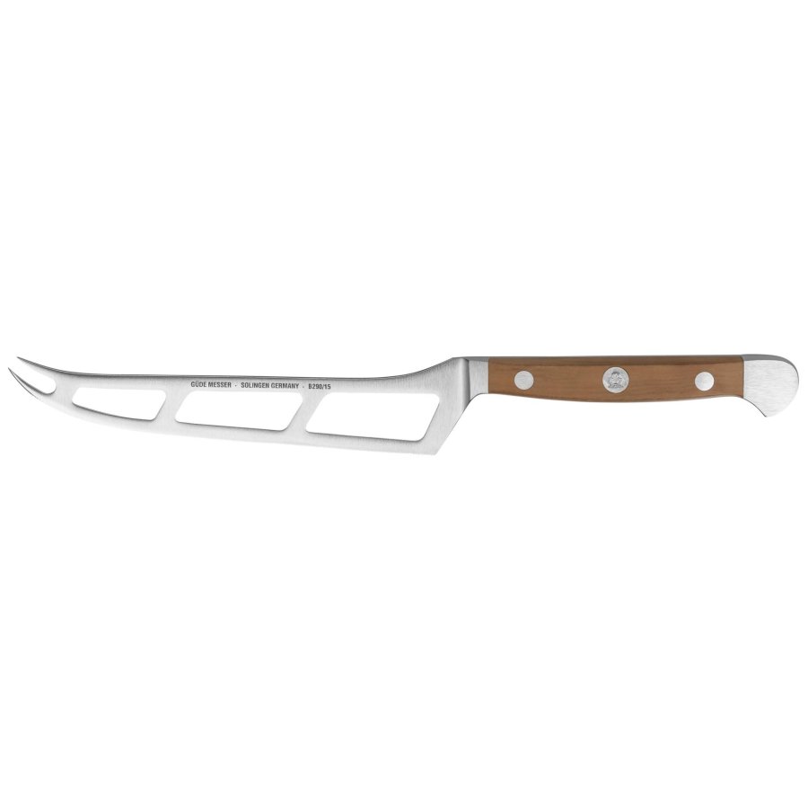 Güde Alpha Cheese Knife 15 cm Pear Wood #1