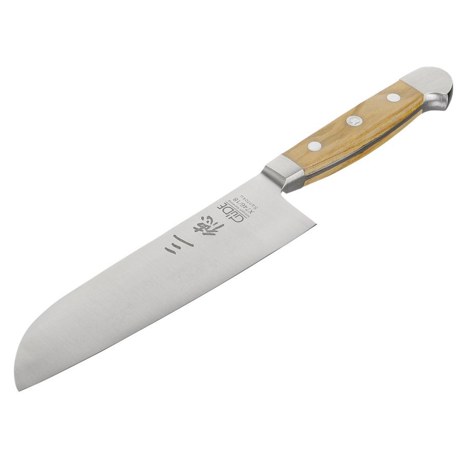 Güde Alpha Santoku 18 cm Olive Wood #1