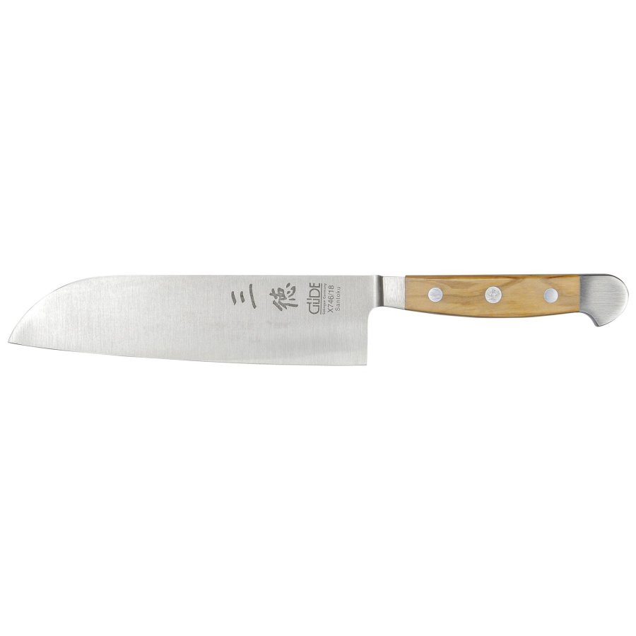 Güde Alpha Santoku 18 cm Olive Wood #2