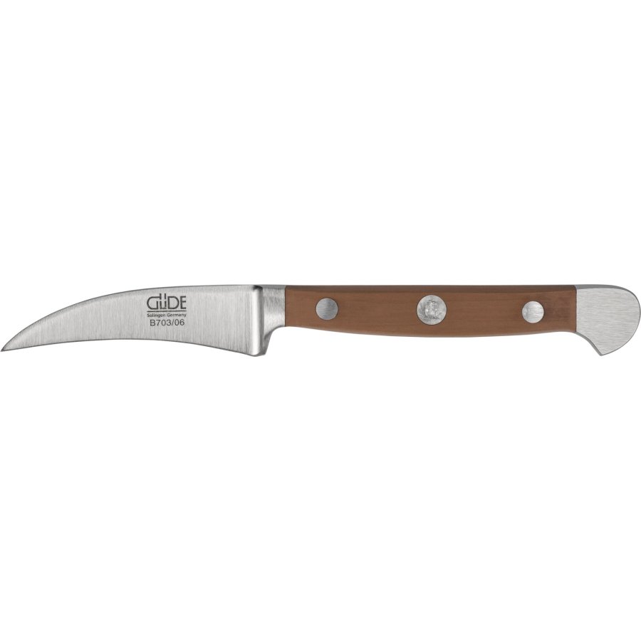 Güde Alpha peeling knife 6 cm Pear Wood #1