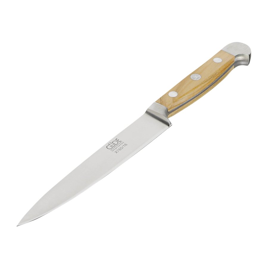 Güde Alpha Universal Knife 16 cm Olive Wood #1