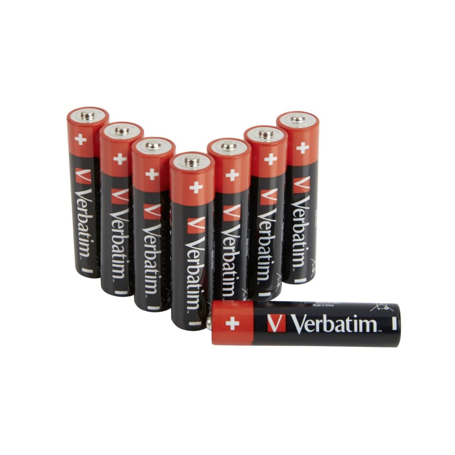 1x8 Verbatim Alkaline battery Micro AAA LR 03            49502 #2