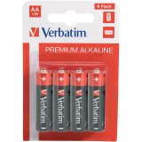 1x8 Verbatim Alkaline battery Mignon AA LR6              49503 #1