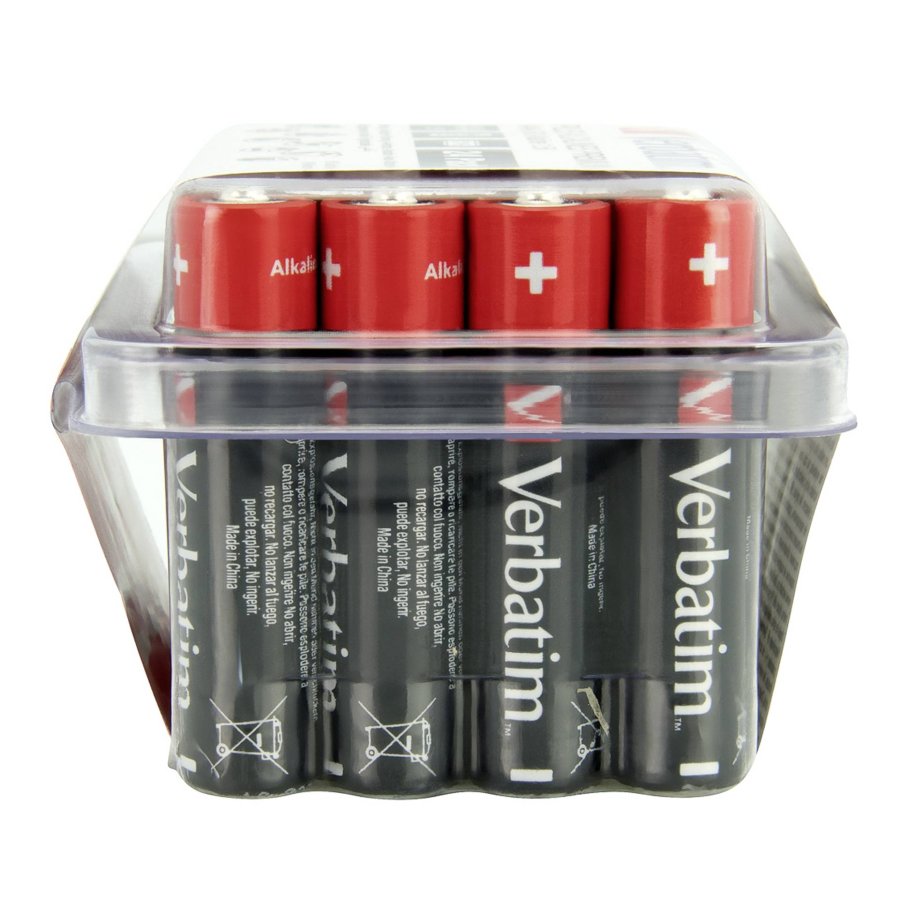 1x24 Verbatim Alkaline battery Micro AAA LR 03 PVC Box    49504 #2