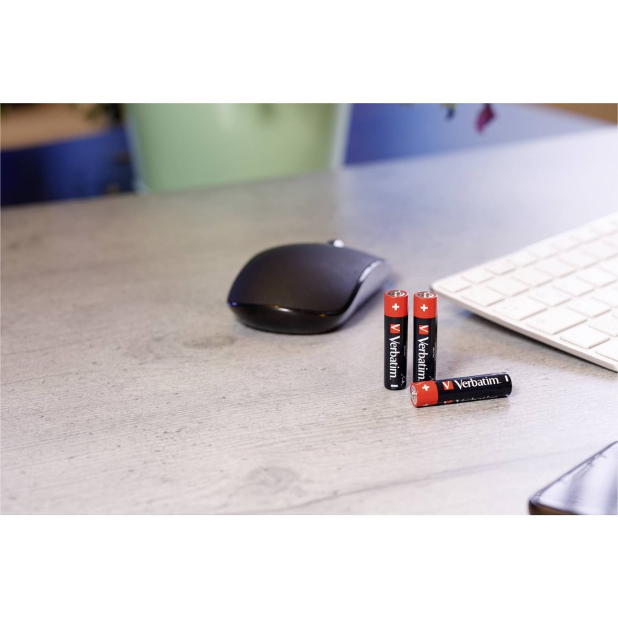 1x24 Verbatim Alkaline battery Micro AAA LR 03 PVC Box    49504 #4
