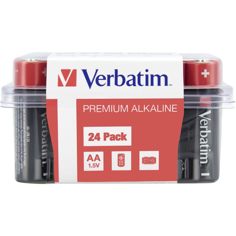 1x24 Verbatim Alkaline battery Mignon AA LR6              49505 #1
