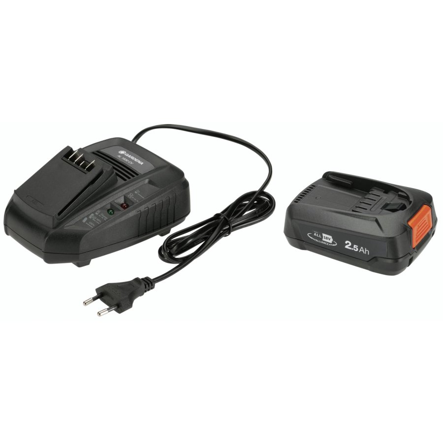 Gardena Starter-Kit P4A PBA 18V/45 2,5 Ah + AL 1830 CV #1
