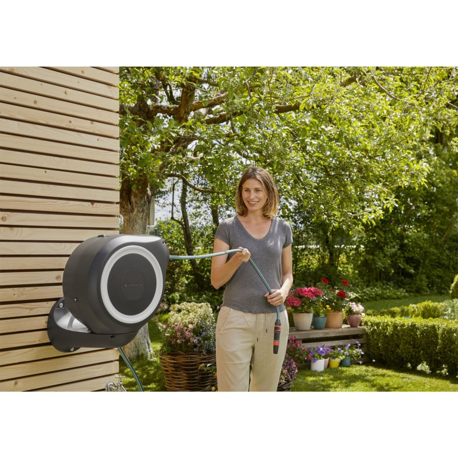Gardena Wall-mounted Hose Box RollUp M (white) 20 m #2