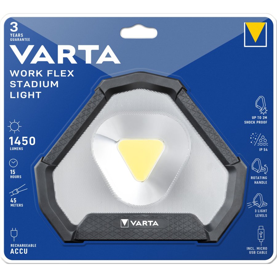 Varta Work Flex Stadium Light with Battery #3