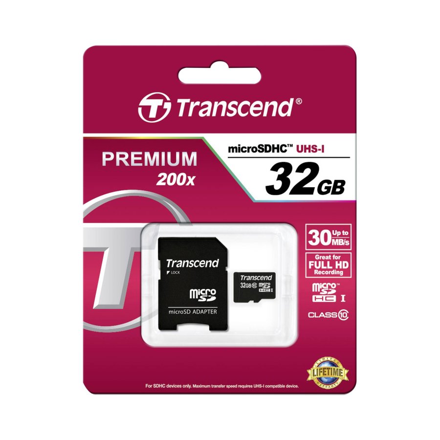 Transcend microSDHC         32GB Class 10 + SD-Adapter #3