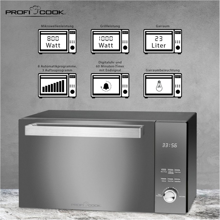 Proficook PC-MWG 1204 black #7