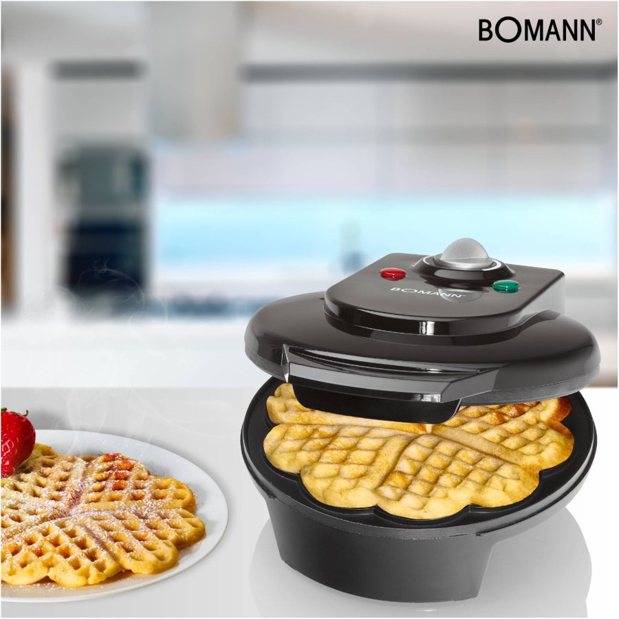Bomann WA 5018 CB black Heart Waffle Maker #6