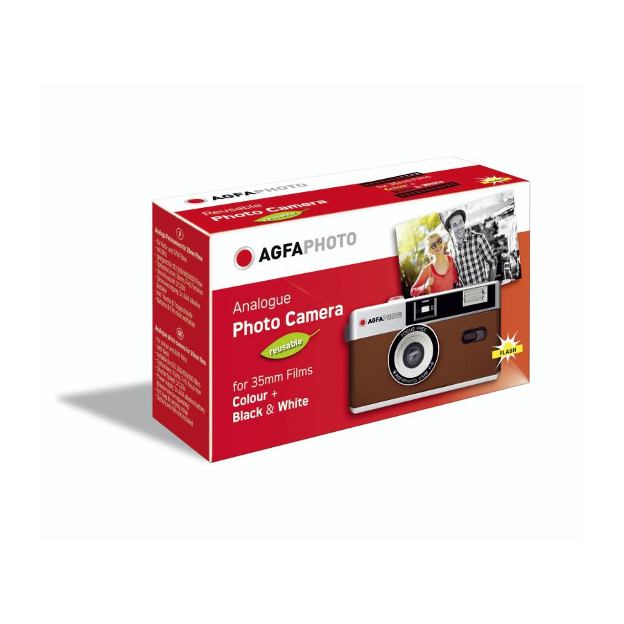 Agfaphoto Reusable Photo Camera 35mm brown #2