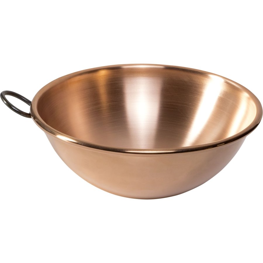 De Buyer inocuivre Schlag- schüssel Kupfer mit Ring Griff #1