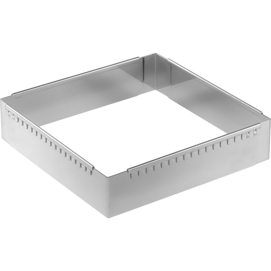De Buyer Patisserie Frame steel adjustable 20-37 cm square #1