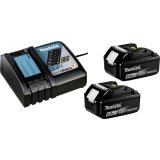 Makita Power Source Kit 199480-6 2x BL1860B + DC18RC #1