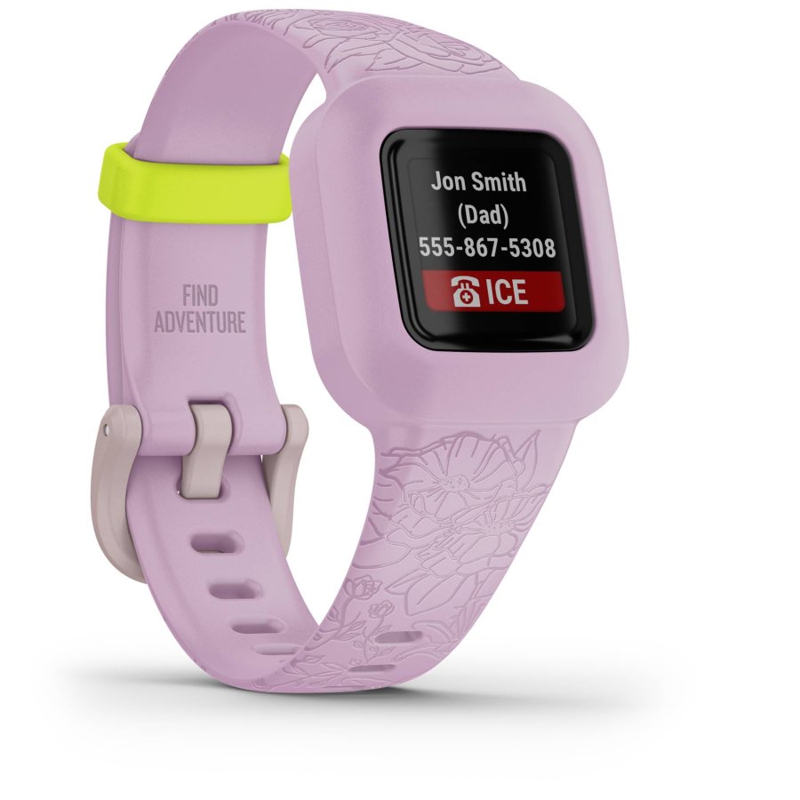 Garmin vivofit jr. 3 Lilac Floral #1