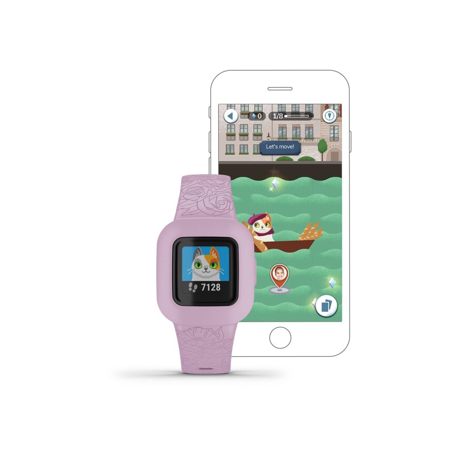 Garmin vivofit jr. 3 Lilac Floral #3