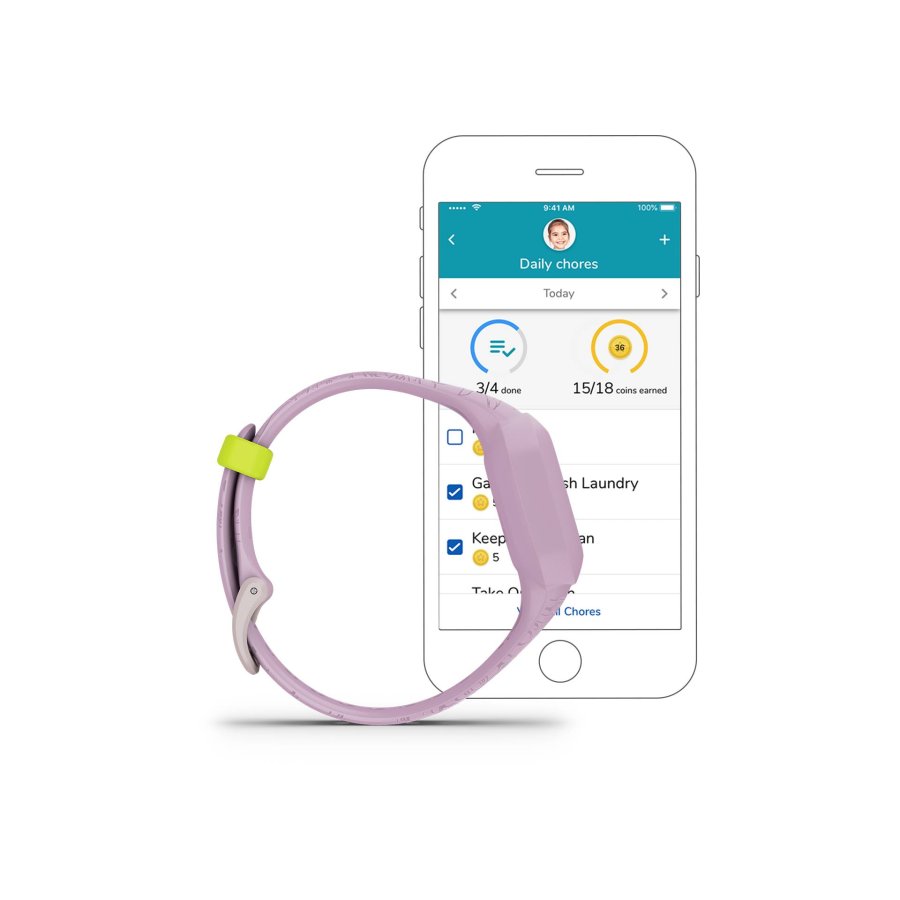 Garmin vivofit jr. 3 Lilac Floral #4