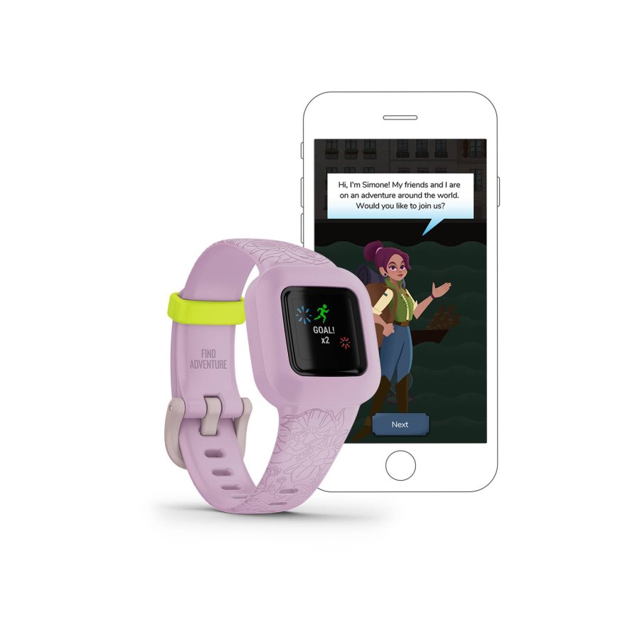 Garmin vivofit jr. 3 Lilac Floral #5
