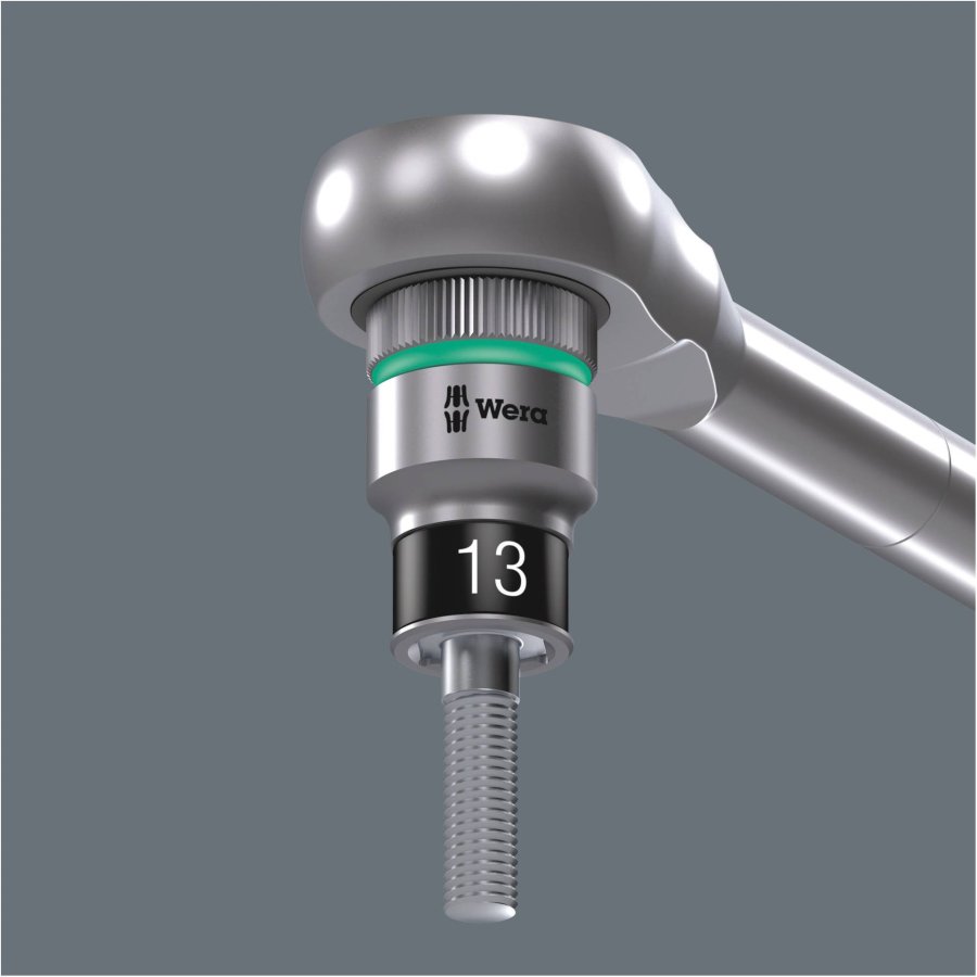 Wera 8100 SA 12HF Zyklop Ratchet Set Switch Lever 1/4  , metric #5