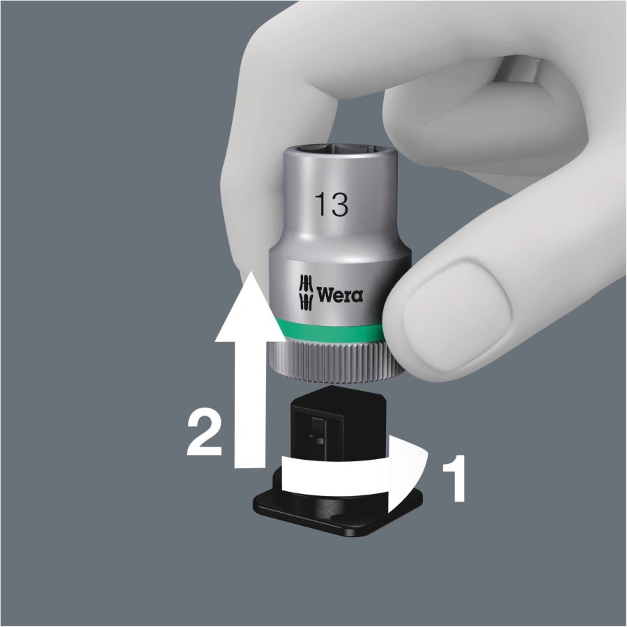 Wera 8100 SA 12HF Zyklop Ratchet Set Switch Lever 1/4  , metric #7