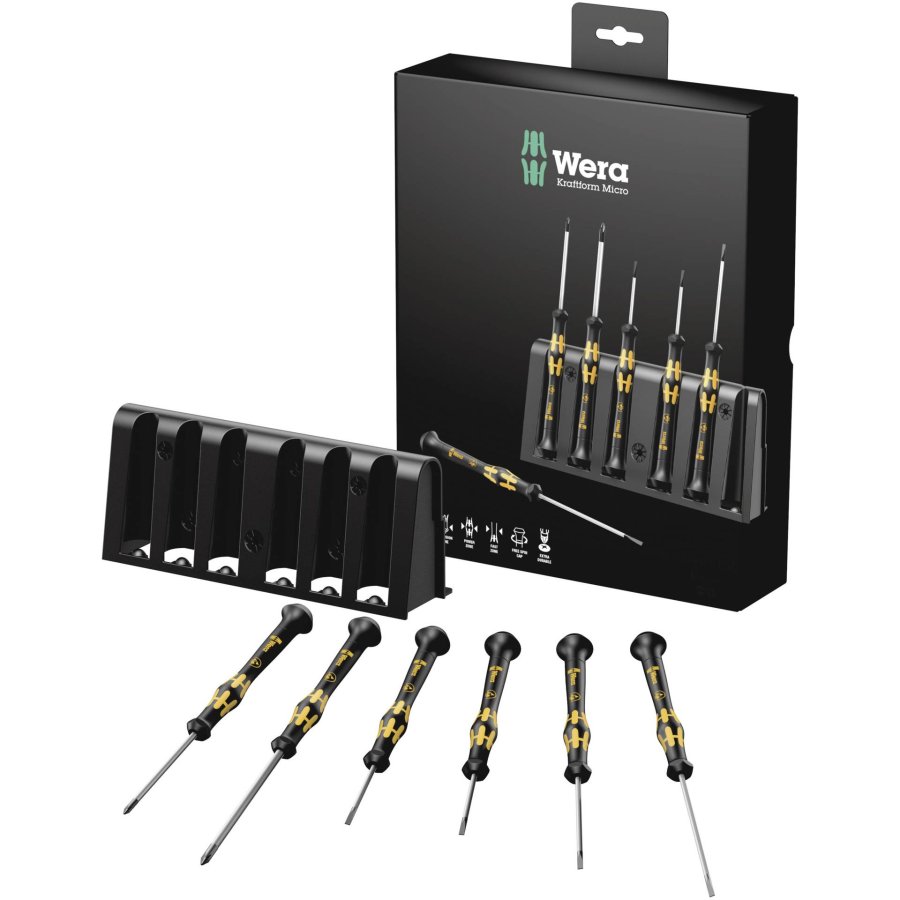 Wera 1578 A/6 ESD Electrician screwdriver set + Rack #2