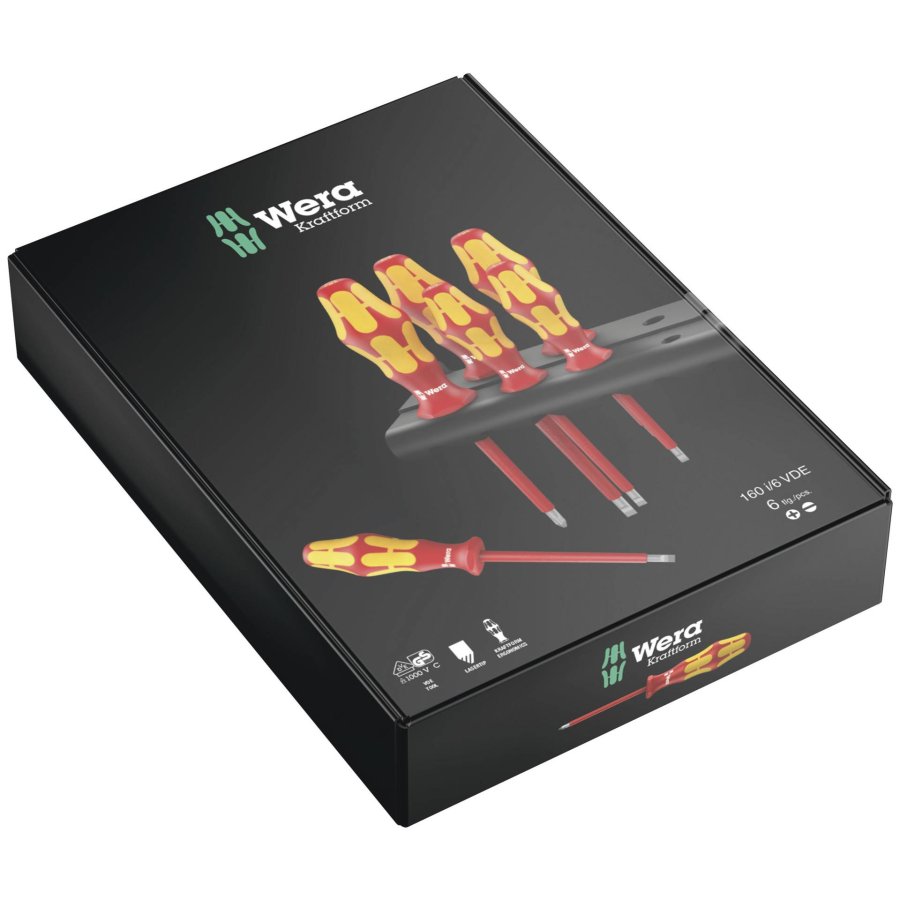 Wera 160 i/6 Rack Screwdriver Set Kraftform Plus Ser.100 #2
