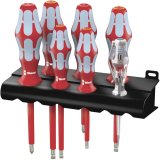 Wera 3160 i/7 Screwdriver Set Stainless Steel + Rack #1