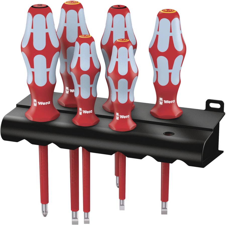 Wera 3165 i/6 Screwdriver Set Stainless Steel + Rack #1