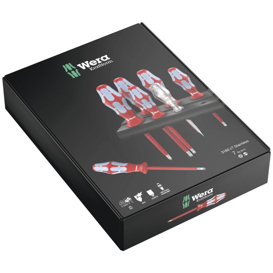 Wera 3165 i/6 Screwdriver Set Stainless Steel + Rack #2