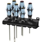 Wera 3334/6 Screwdriver Set Stainless Steel + Rack #1