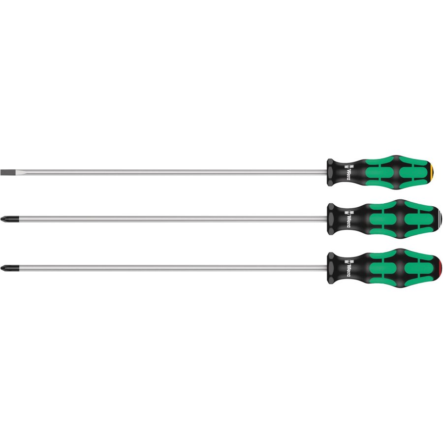 Wera 335/350/355/3 Screwdriver Set Kraftform Plus, 300mm Blades #1