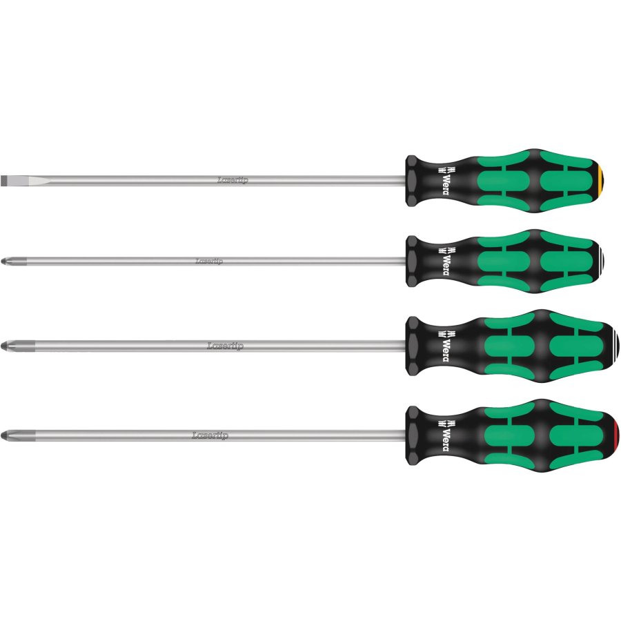 Wera 335/350/355/4 Screwdriver Set Kraftform Plus, 200mm Blades #1