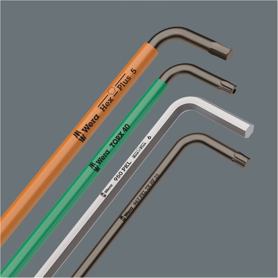 Wera 3950/9 Hex-Plus Stainless 1 L-key set, metric, stainless #2