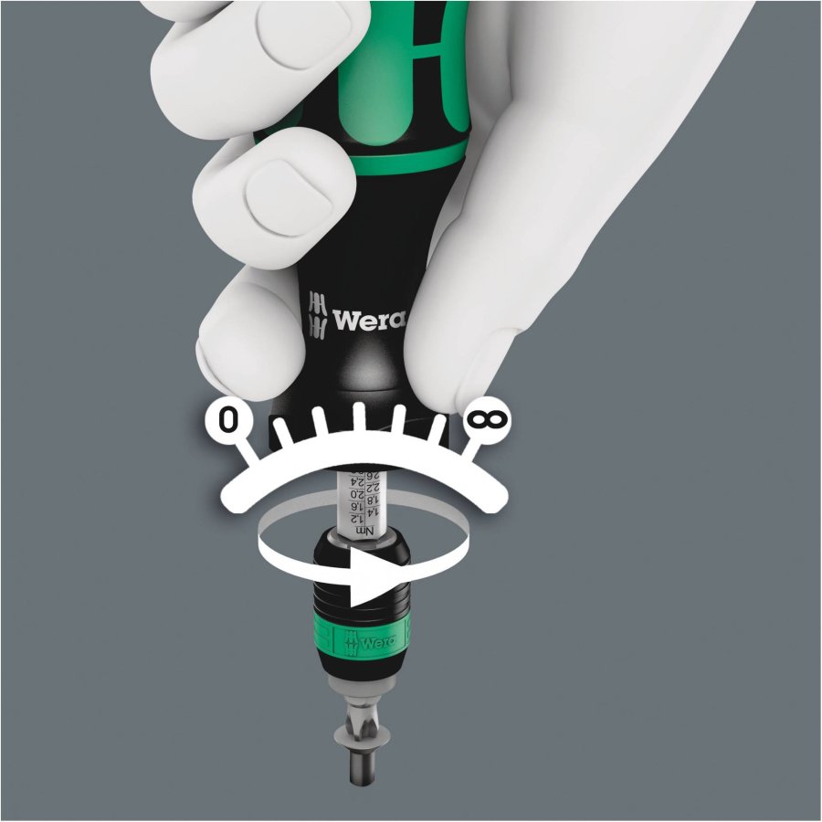 Wera 7440/41 Kraftform torque screwdriver set 0.3-3.0 Nm #6